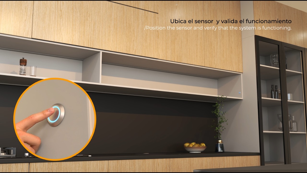 Instalación y Funcionamiento Sensor Táctil Integrado Dimerizable Hil 312-01