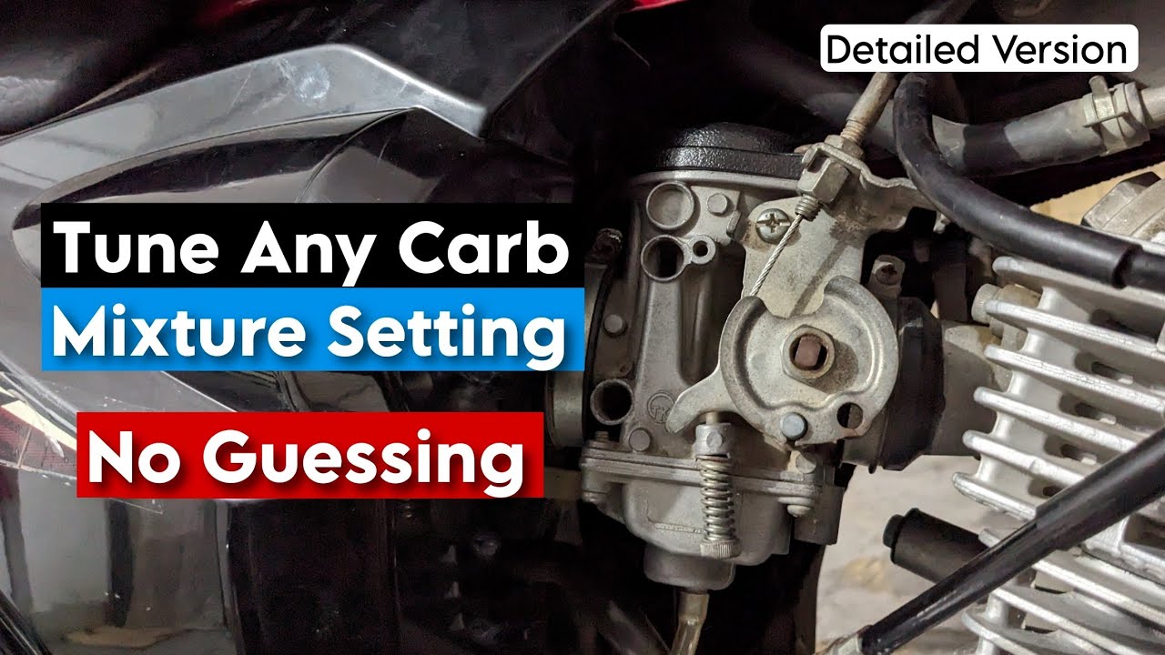 Tune Any Carburetor | Mixture Setting | Butterfly Carb | YBR125 | YAMAHA, HONDA, SUZUKI | #kkvidz