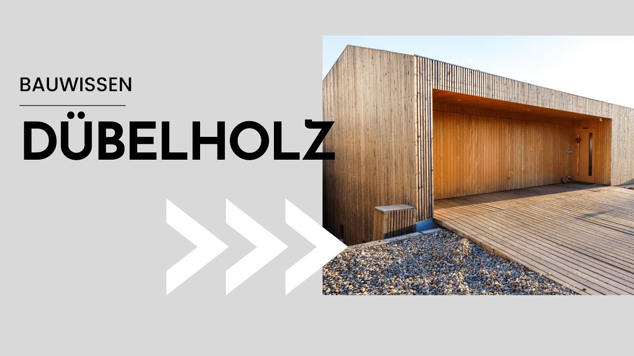 Dübelholz (Massivholz) das Holzbausystem - Massivholzbauweise aus Dübelholz - Holzbau-Bauwissen