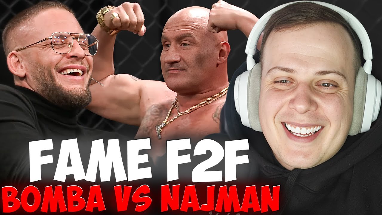 GOODIEZ OGLĄDA F2F BOMBA VS NAJMAN | w/ MERGHANI, BANDURA, NEEX, JAPCZAN, WŁODAR, MARIO