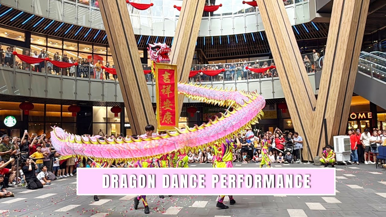 Mesmerizing Beautiful Dragon Dance Performance | Lalaport 