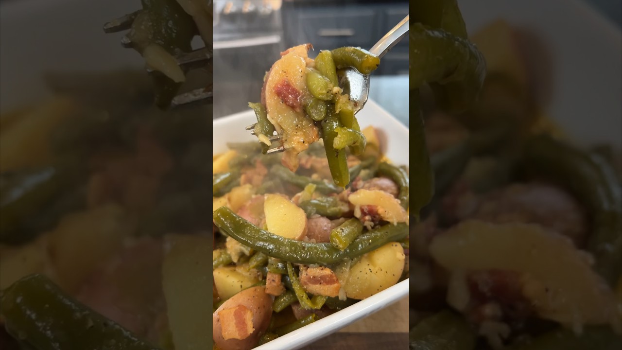 Southern Style Green Beans Recipe #SHORTS