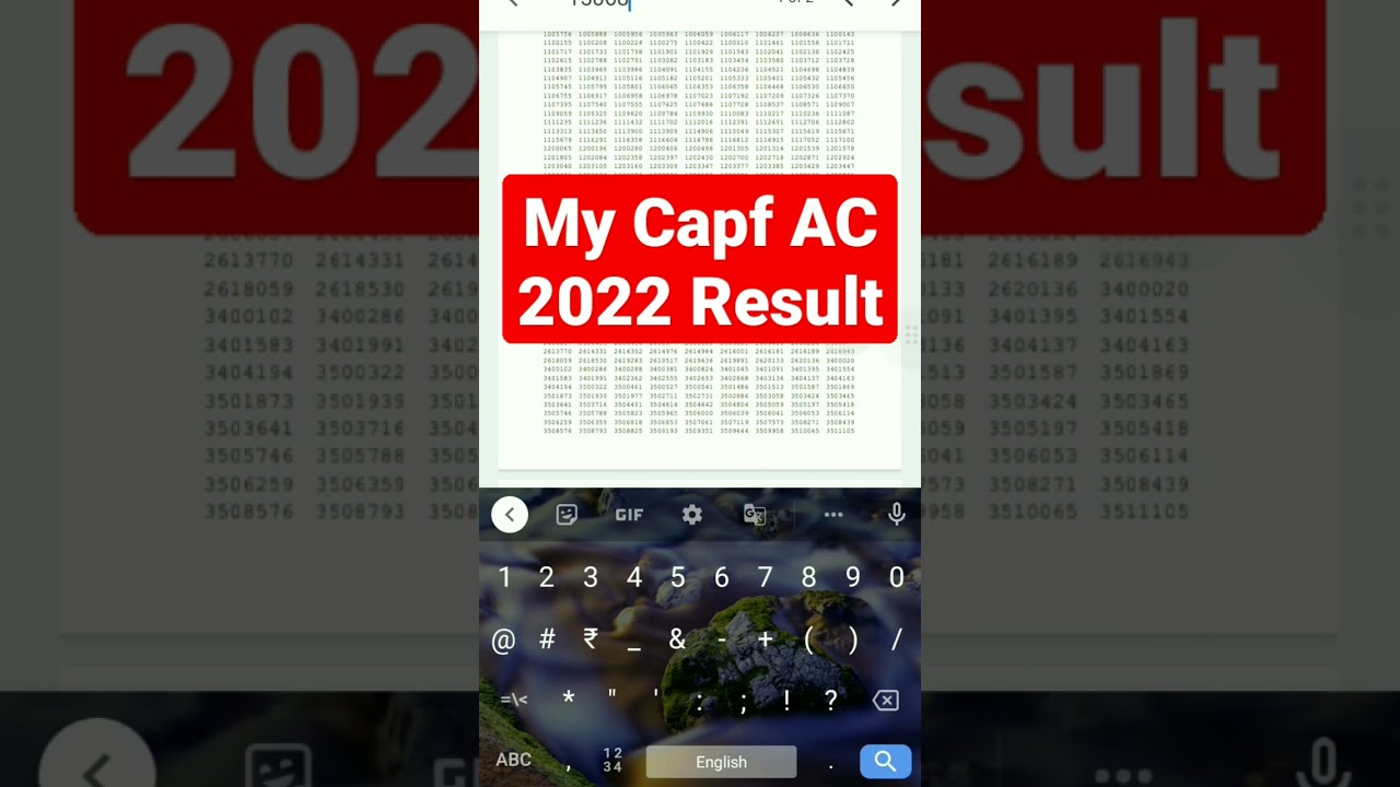My Capf AC 2022 Written Result | INCREDIBLE ABHISHEK