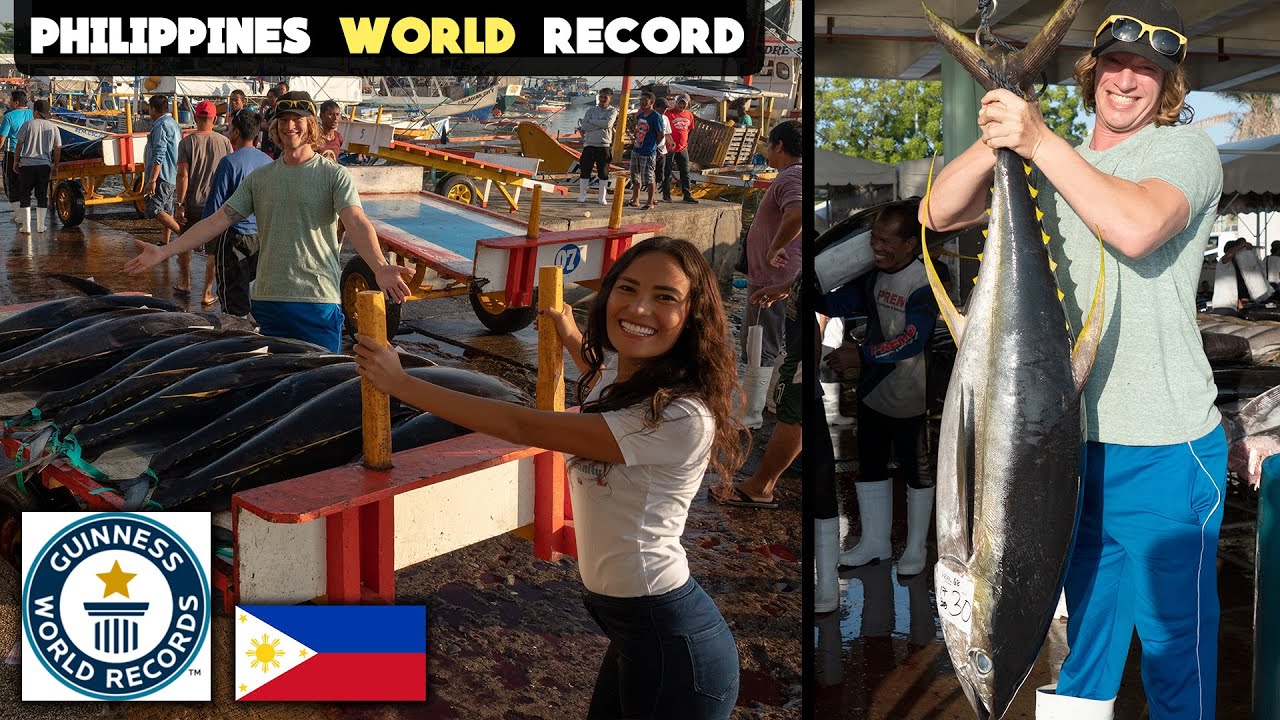WORLD RECORD GIANT TUNA MARKET // General Santos Philippines
