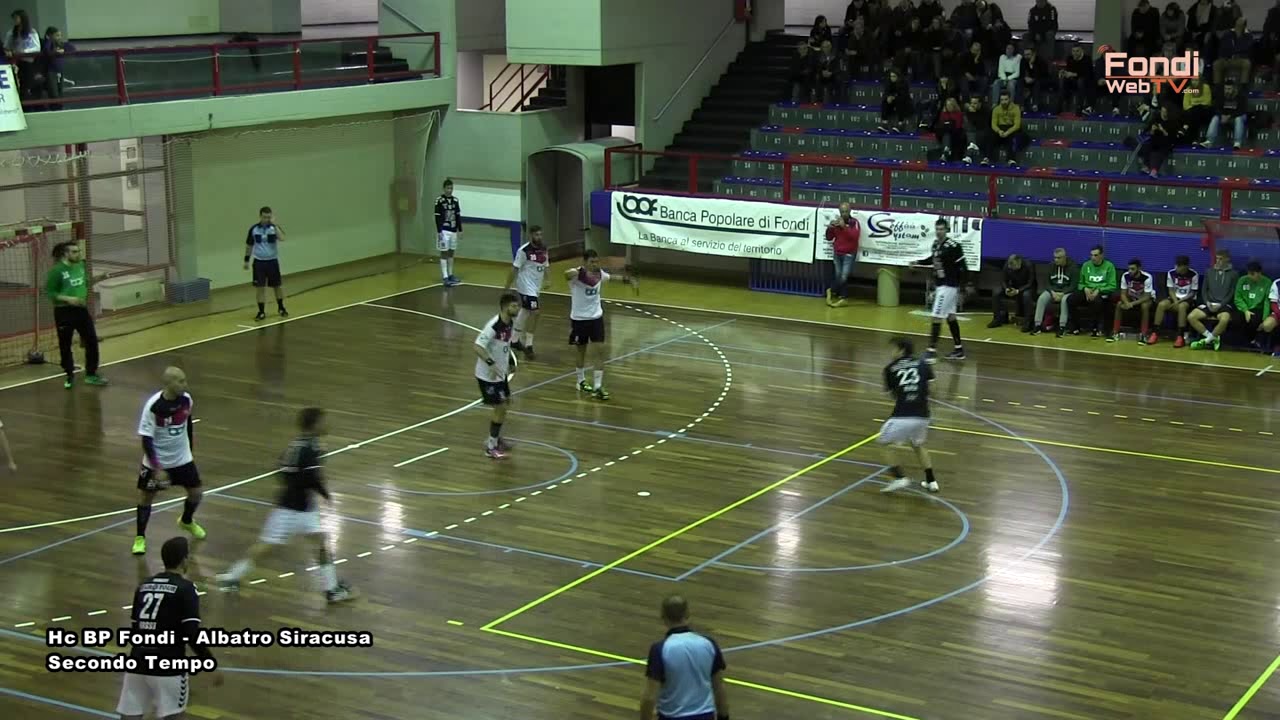 Hc BP Fondi vs Albatro Siracusa del 9 dicembre 2017. 2° tempo