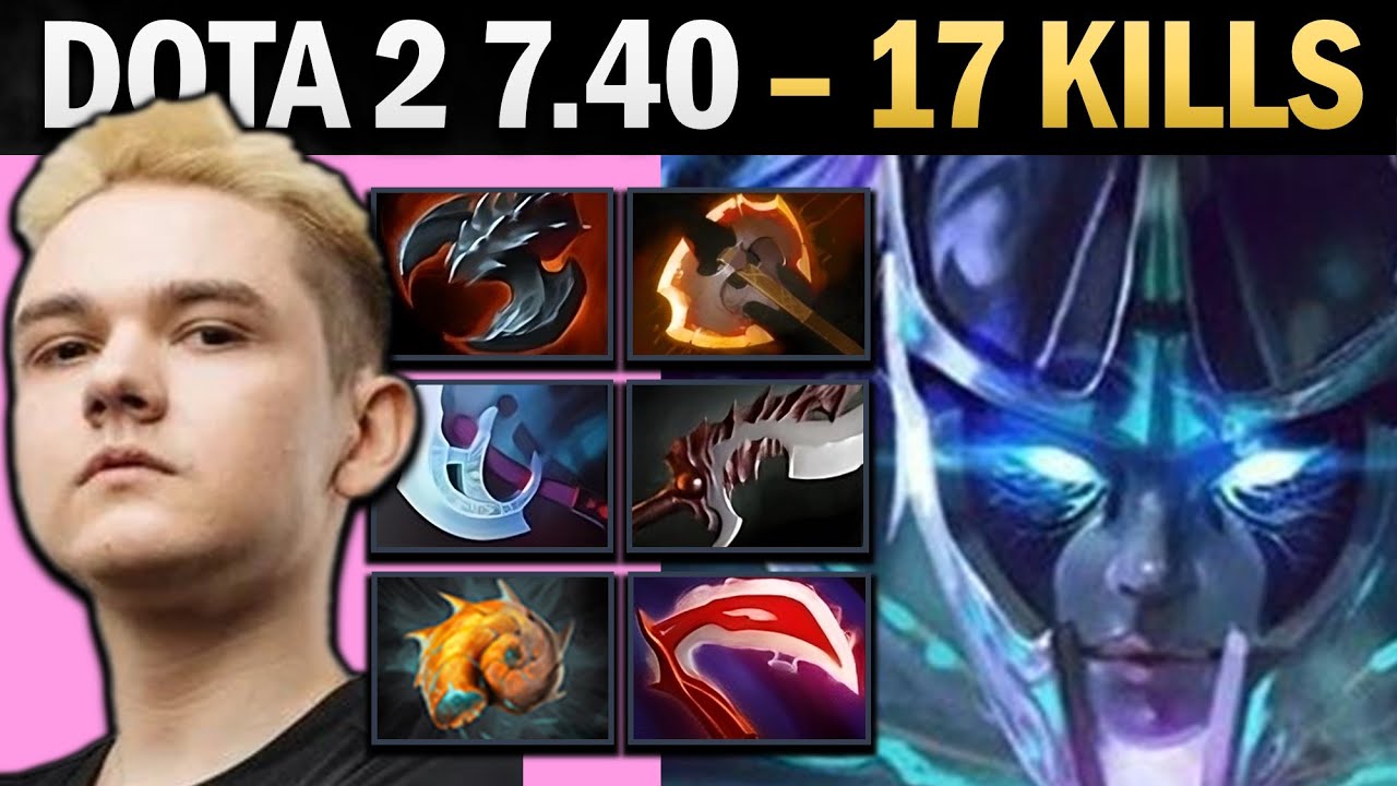 Phantom Assassin Pro Carry with 17 Kills and Manta - Gameplay Dota