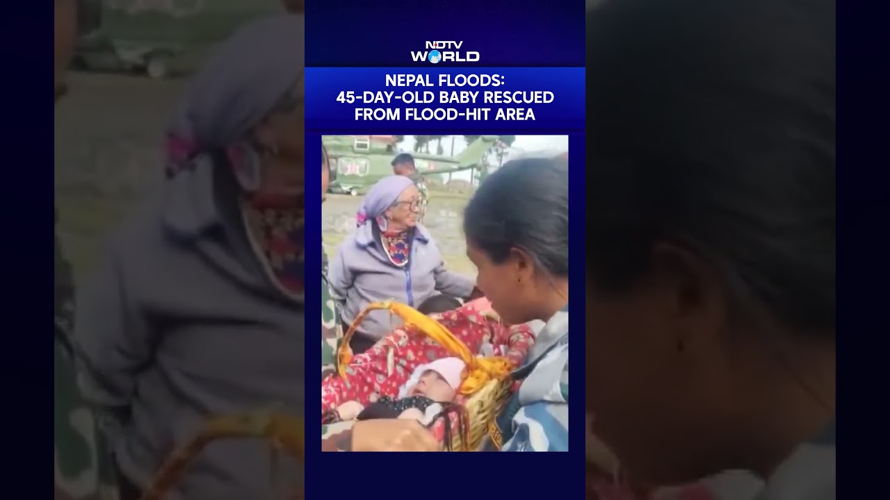 Nepal Floods: 45-Day-Old Baby Rescued From Flood-Hit Rasuwa