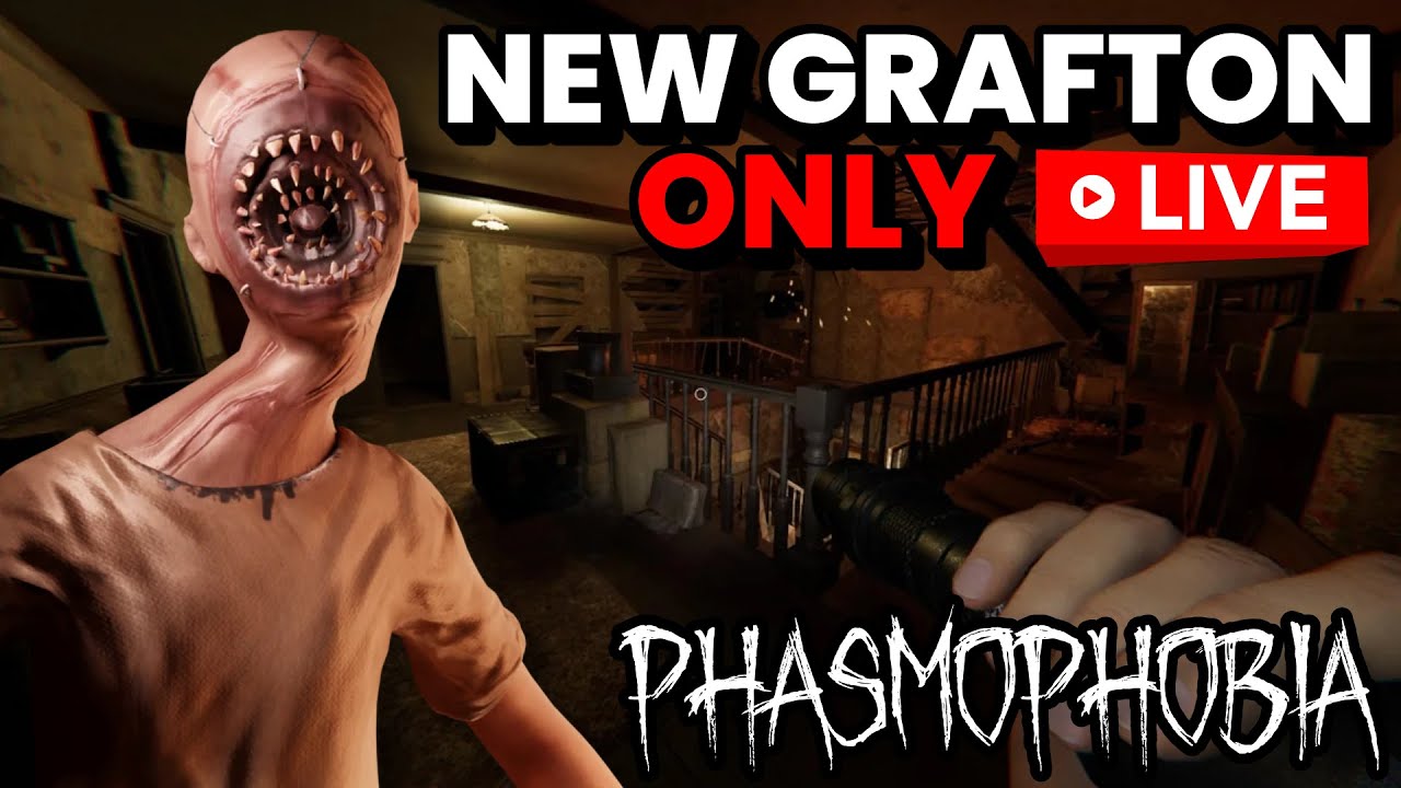 Nightmare Grafton Farmhouse ONLY! 🧡 Phasmophobia LIVE!