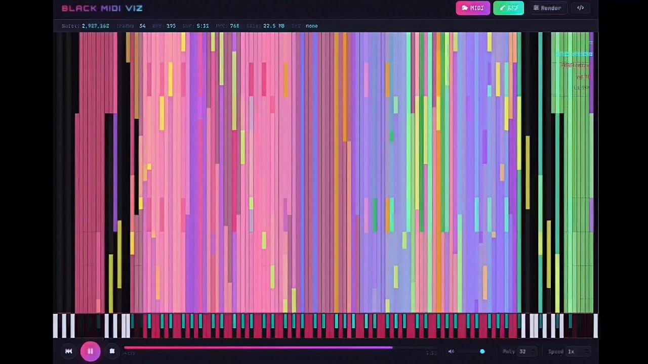 BlackMidi [In The Hall of Mountain King] 2.9 Million Notes @sirspork5651