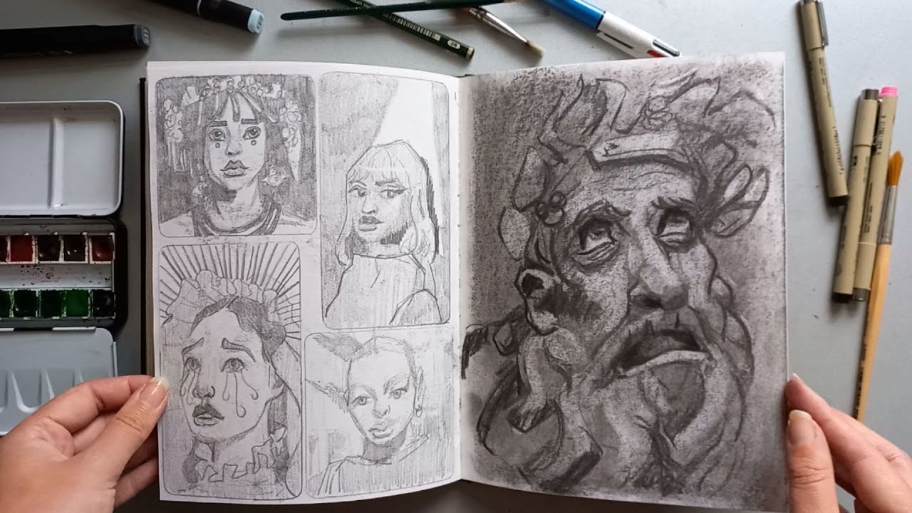 Sketchbook Flip Through (no talking)
