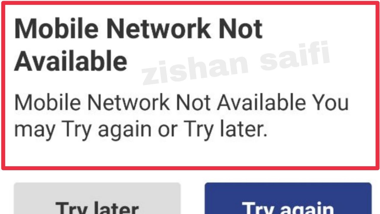 Bhim Fix Mobile Network Not Available | May Try again or try later problem solve | Not Login issue