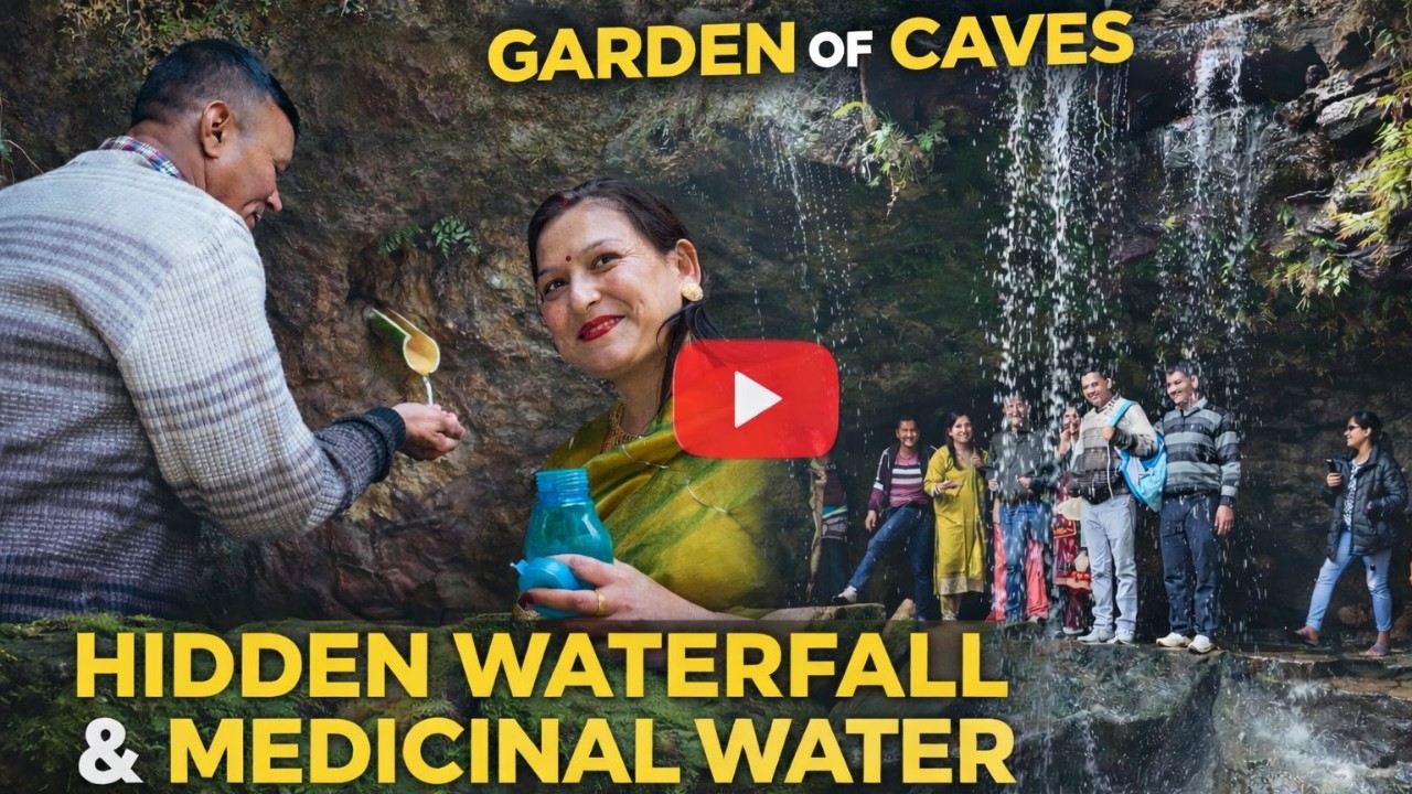 Rare Medicinal Water Found | Hidden Waterfall Adventure | Garden Of Caves - CHERRAPUNJI Meghalaya