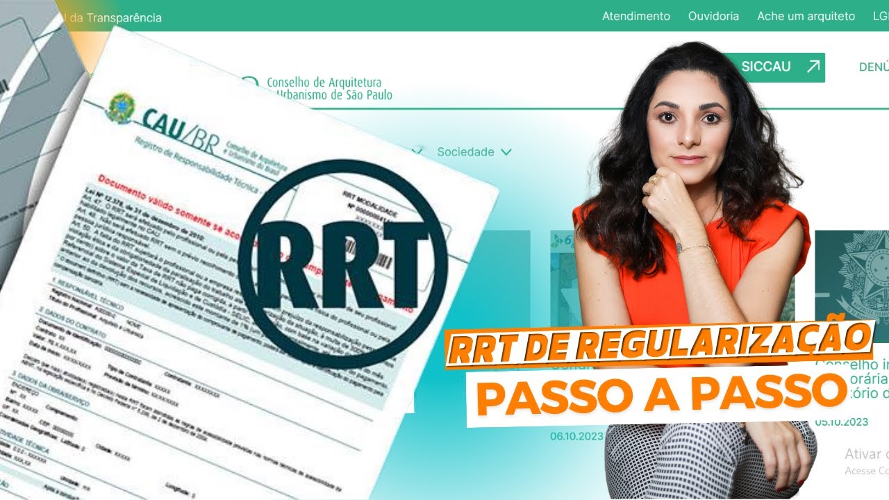 RRT de Regularização | Passo a Passo