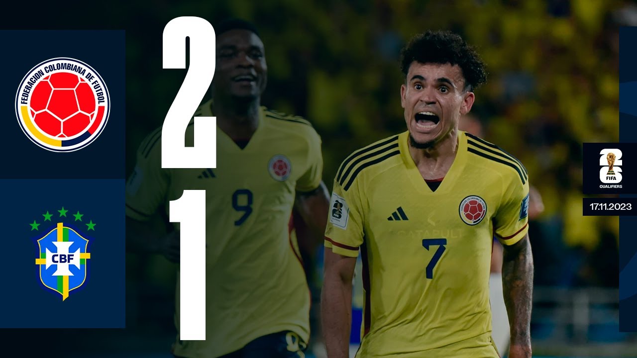 Colombia 2-1 Brasil | Eliminatorias Sudamericanas para la Copa Mundial de la FIFA 2026
