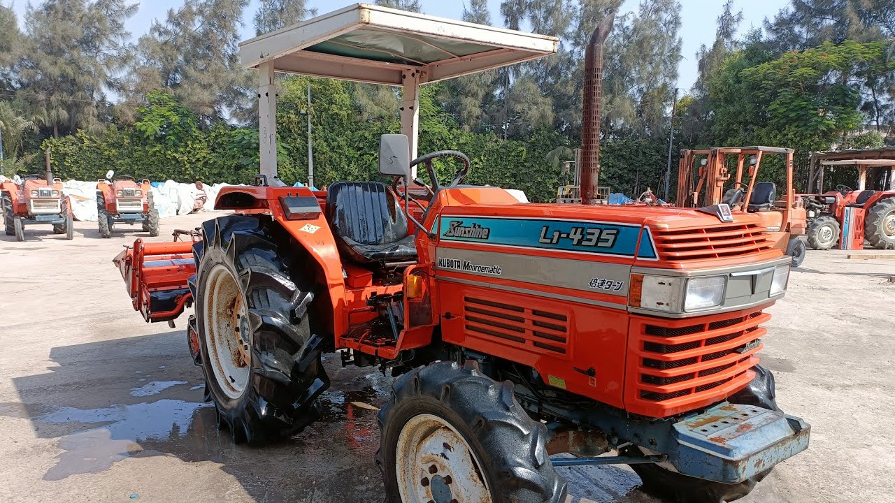 جرار كوبوتا L1-435 باكم عادة وارد و إستعمال اليابان بحالة ممتازة للاستفسار الاتصال على +201223035557