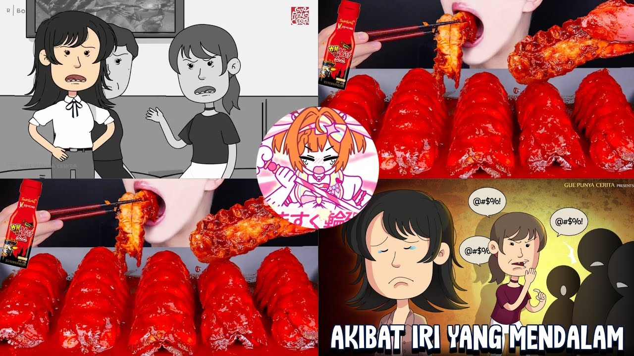 [ AKIBAT IRI YANG MENDALAM ] GPC X MUKBANG/ASMR MAKANAN PEDAS  