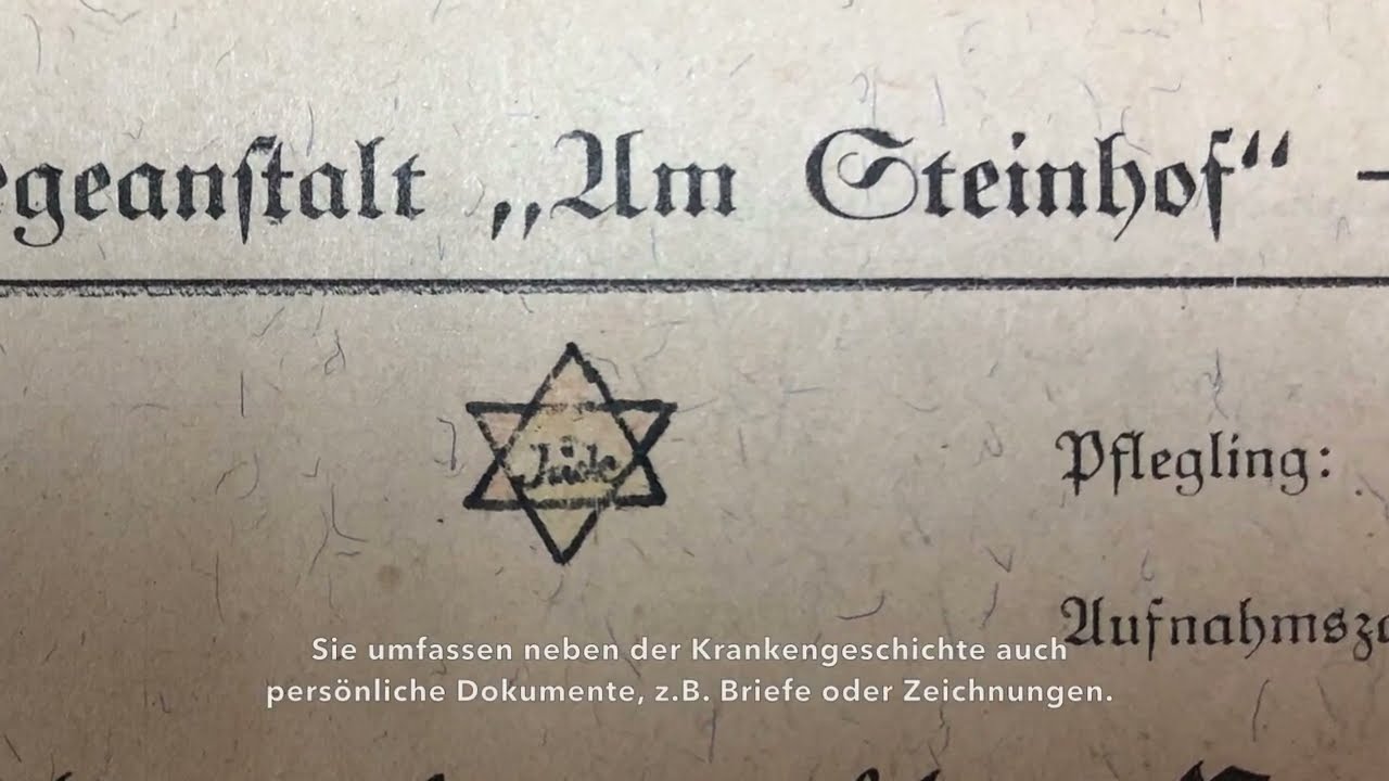 Biografien jüdischer Psychiatriepatient*innen im Nationalsozialismus (mit Untertitel)