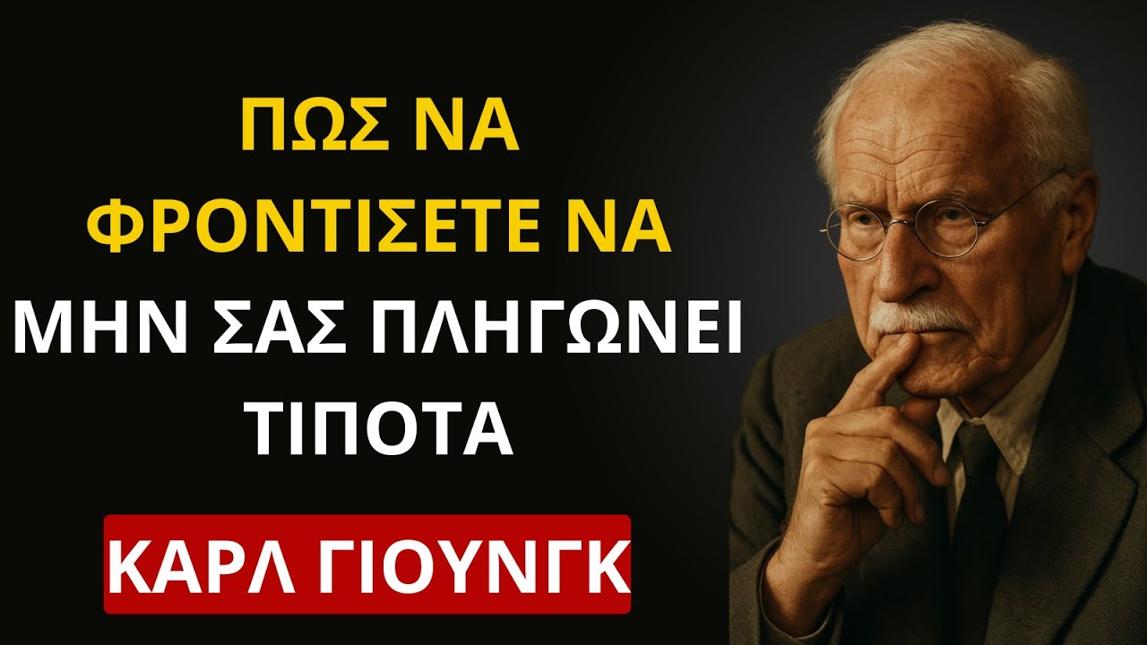 ΠΩΣ ΝΑ ΜΗΝ ΣΕ ΠΛΗΓΩΝΕΙ ΠΙΑ ΤΙΠΟΤΑ ΚΑΙ ΚΑΝΕΙΣ – ΚΑΡΛ ΓΙΟΥΝΓΚ