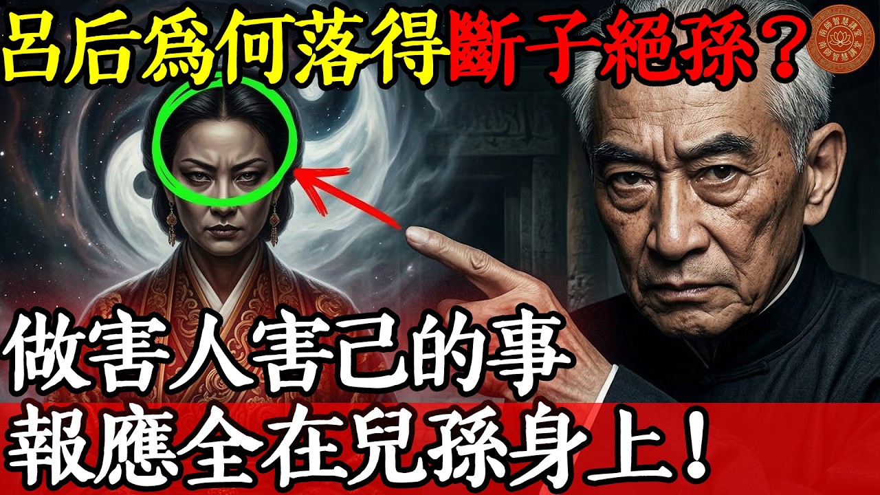 能真正在自己心裡下功夫。不要再做那個害人害己的現代呂后了。阿彌陀佛，大家保重！#南懷瑾 #南師智慧 #因果報應 #呂后 #人彘 #家庭風水 #修心 #金剛經 #道德經 #母德