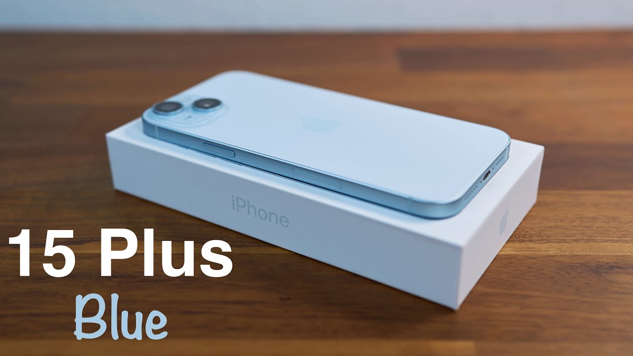 iPhone 15 Plus Blue Unboxing