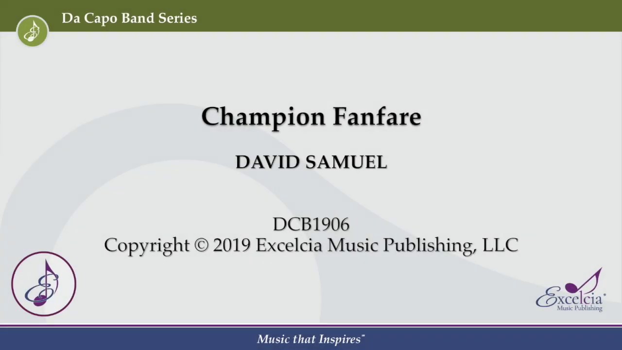 Champion Fanfare - David Samuel