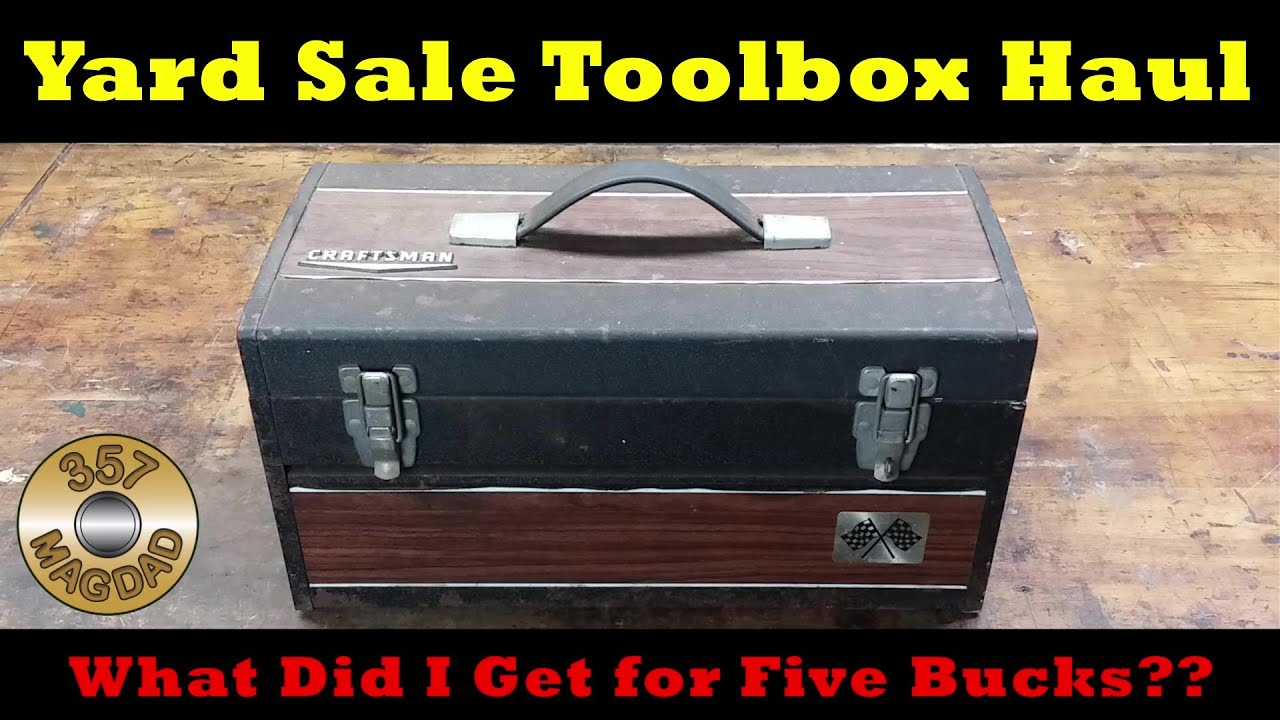 Распродажа инструментов по акции Five Dollar Yard Sale: что в коробке?