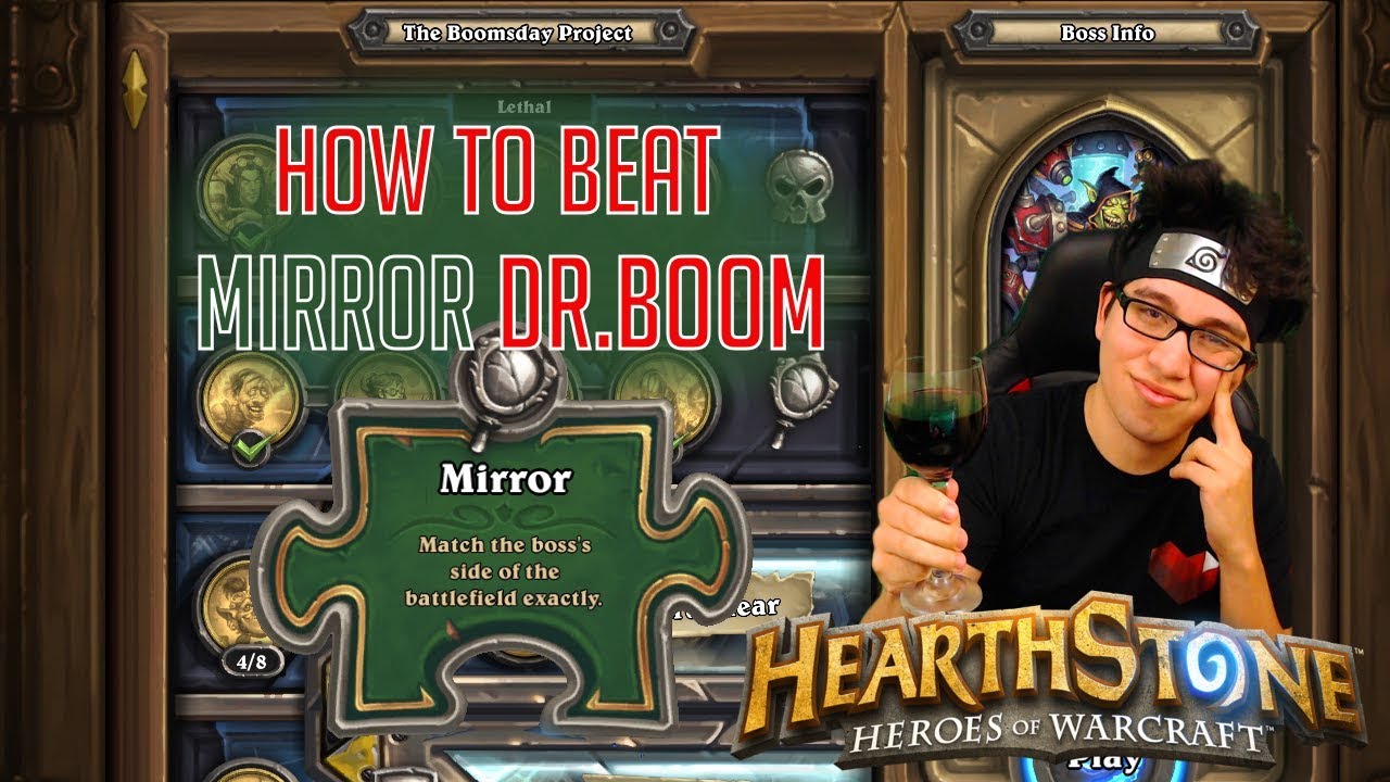 How To Beat MIRROR Boomsday Project Puzzle | FULL SOLUTION GUIDE TO MIRROR DR.BOOM | Hearthstone