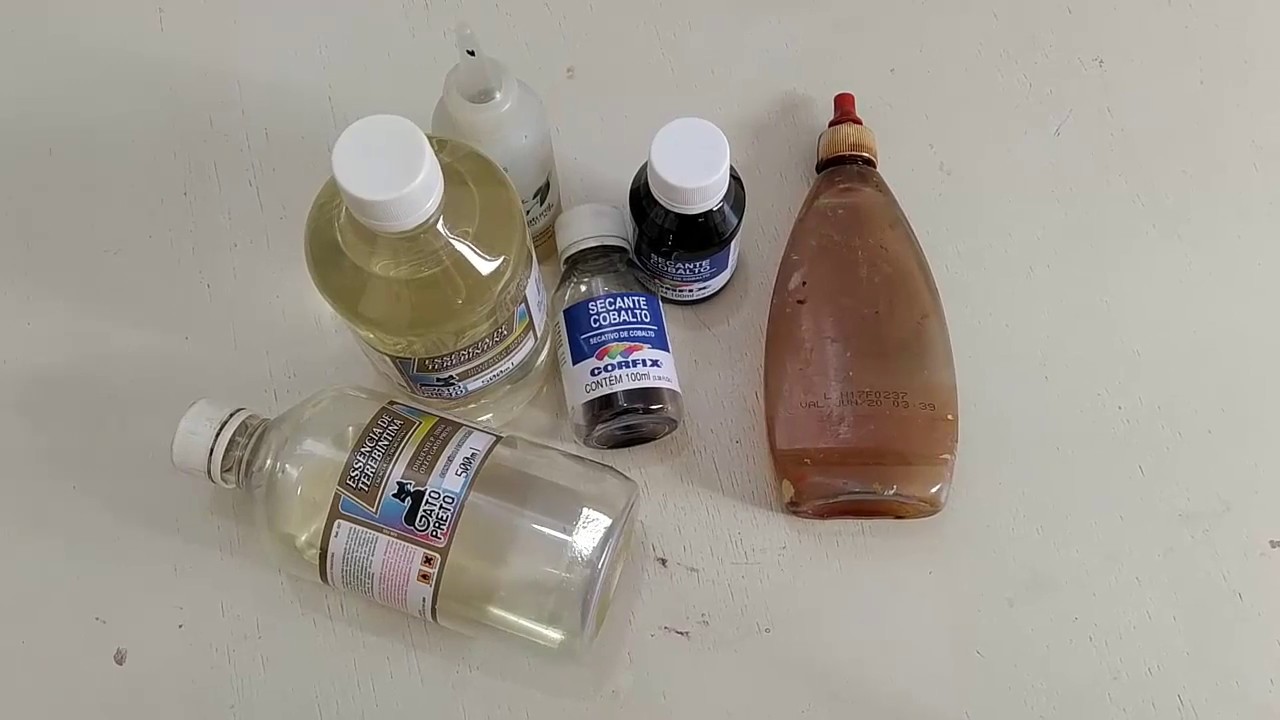 Secante de Cobalto para que serve e como usar corretamente na tinta óleo para pintura em tela