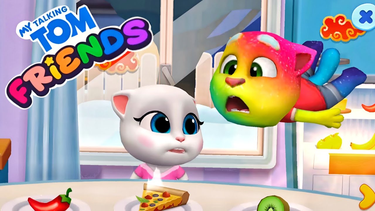 My Talking Tom Friends 2026 New Stairs, New Bed, New Weather Update Gameplay