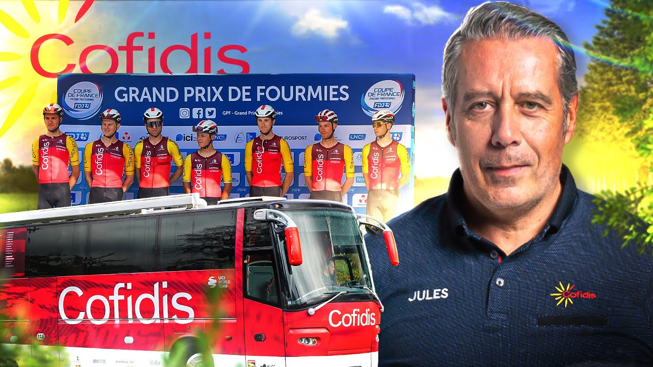Une journée avec le chauffeur de bus de l’équipe COFIDIS ! 🚴‍♂️ INSIDE