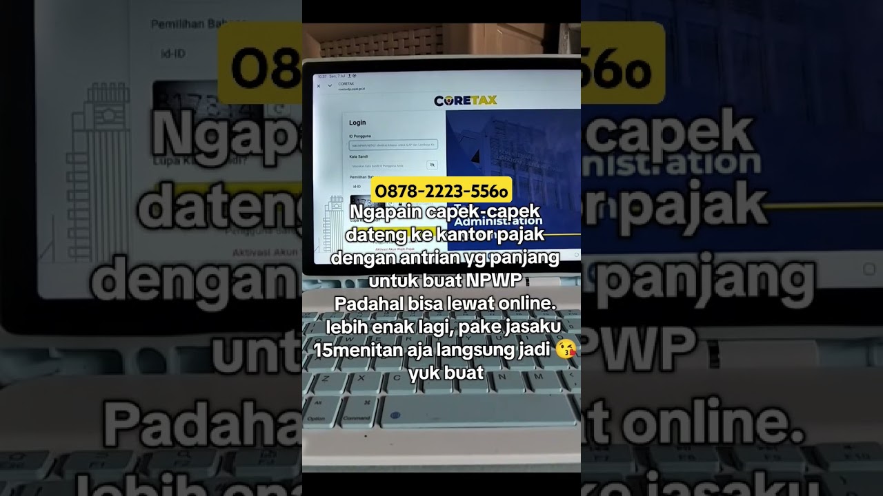 JASA PEMBUATAN NPWP 20 MENIT JADI #npwponline #npwp #shorts