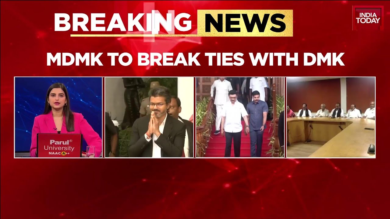 MDMK выходит из альянса с DMK в штате Тамилнад и оставляет двери открытыми перед выборами | India...