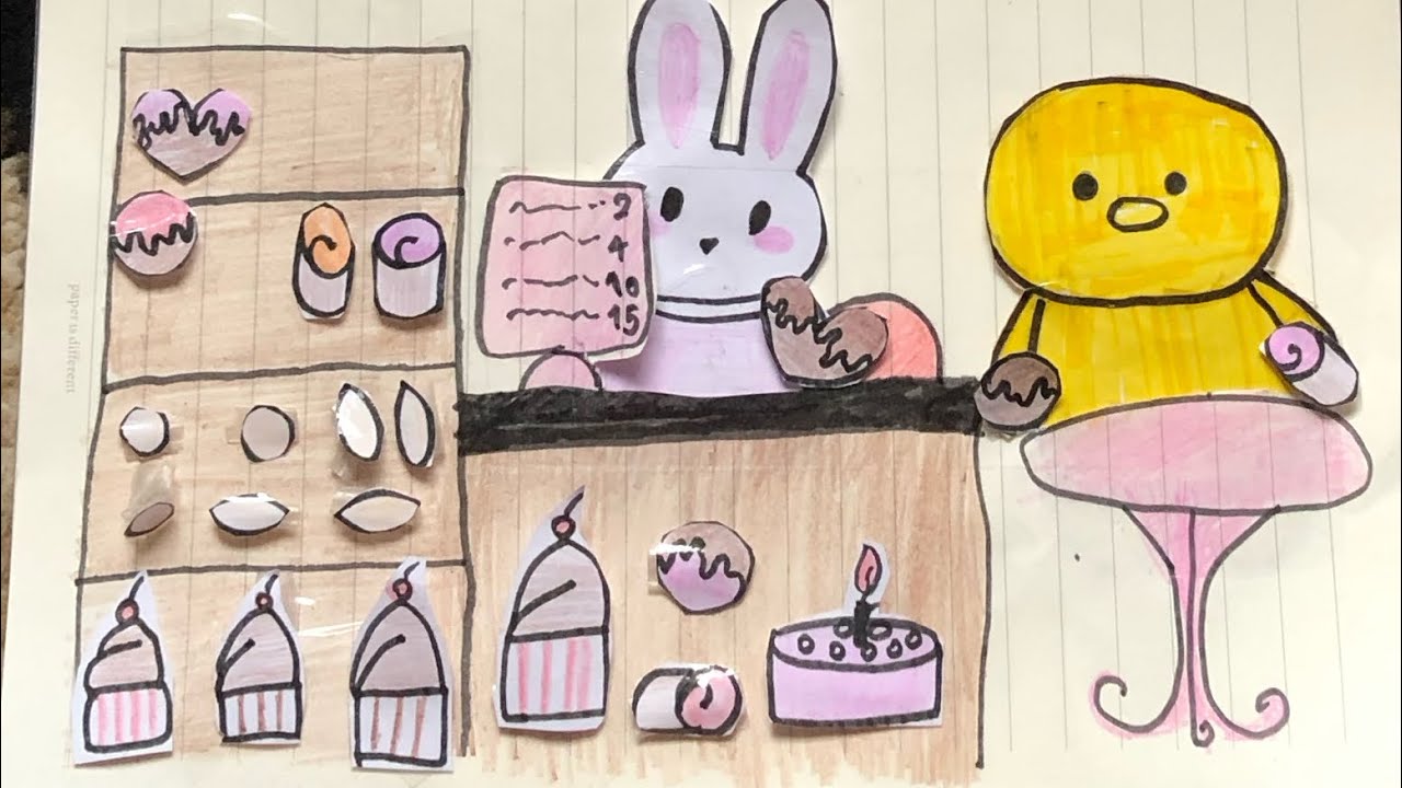 Paper diy bakery 🥯🧁 