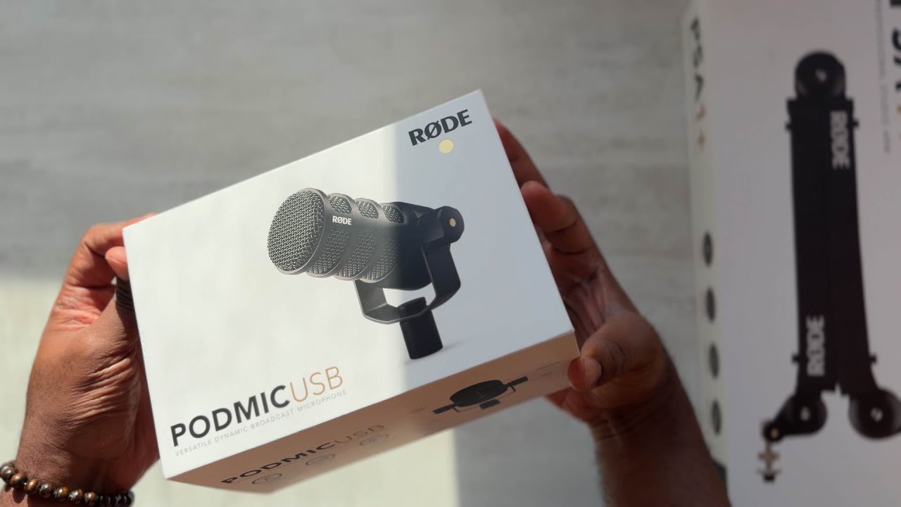 Unboxing, Installing, and Reviewing RODE PodMic USB (& Comparing to VideoMic GO II)