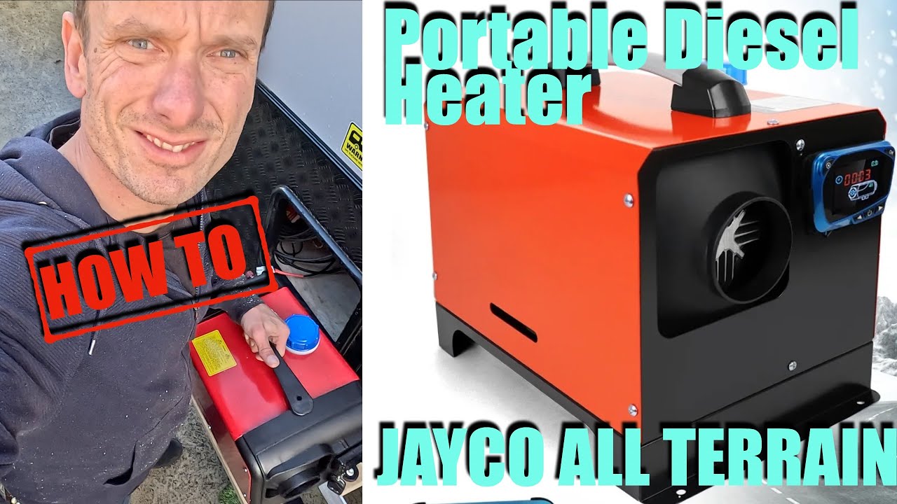Как установить портативный дизельный обогреватель в караван Jayco All Terrain (или любой другой)....