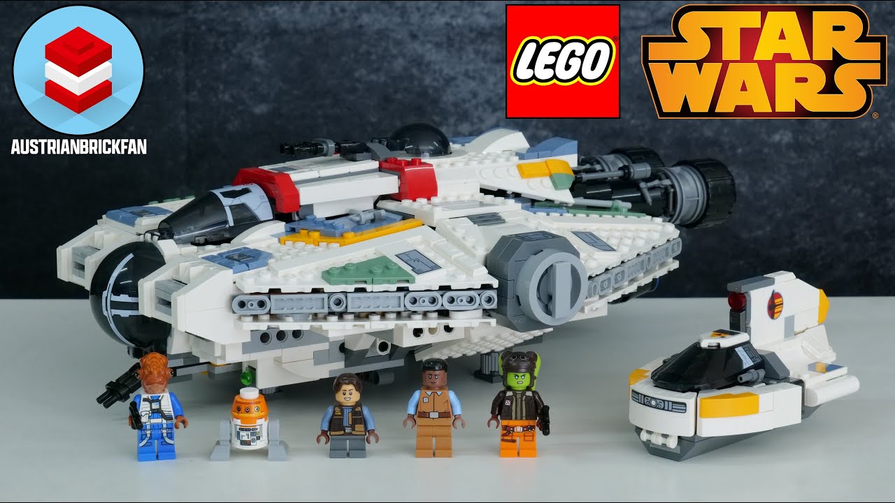 Обзор скоростной сборки LEGO Star Wars 75357 Ghost & Phantom II