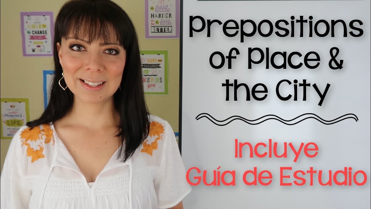 PREPOSICIONES DE LUGAR EN INGLES