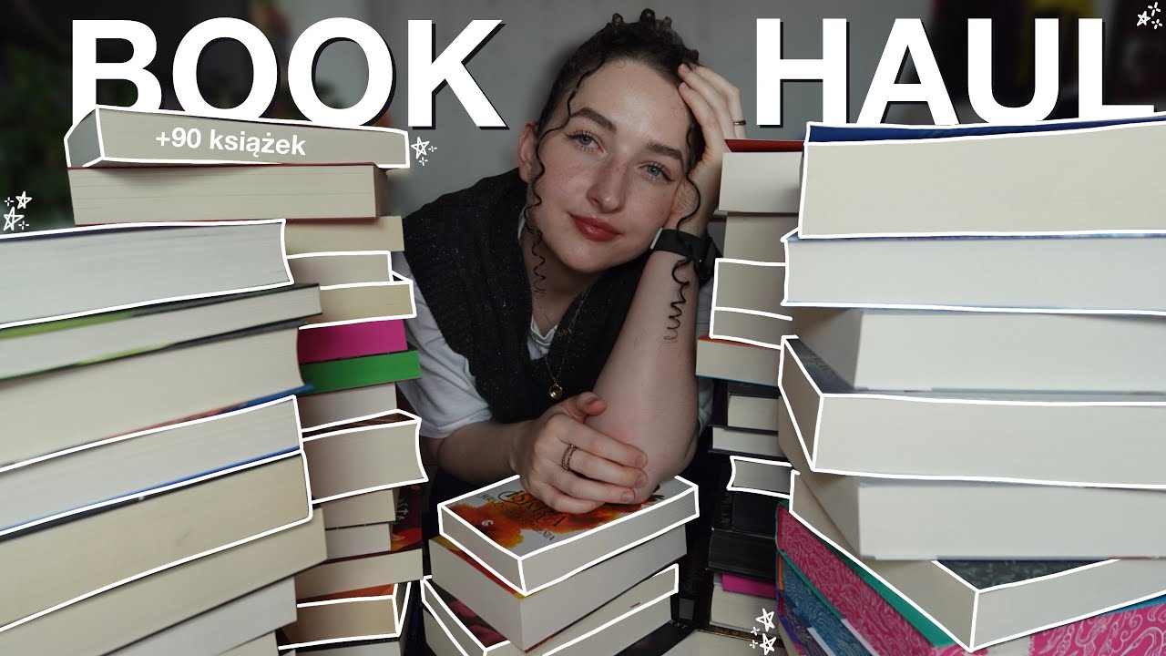 OGROMNY BOOK HAUL 💸📚 | +90 książek z drugiej ręki (kocham vinted :P)