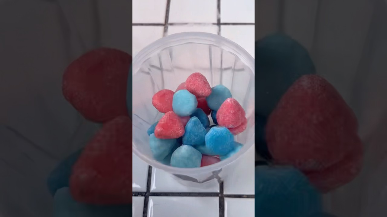 Push pop gummy jelly candy asmr food mukbang