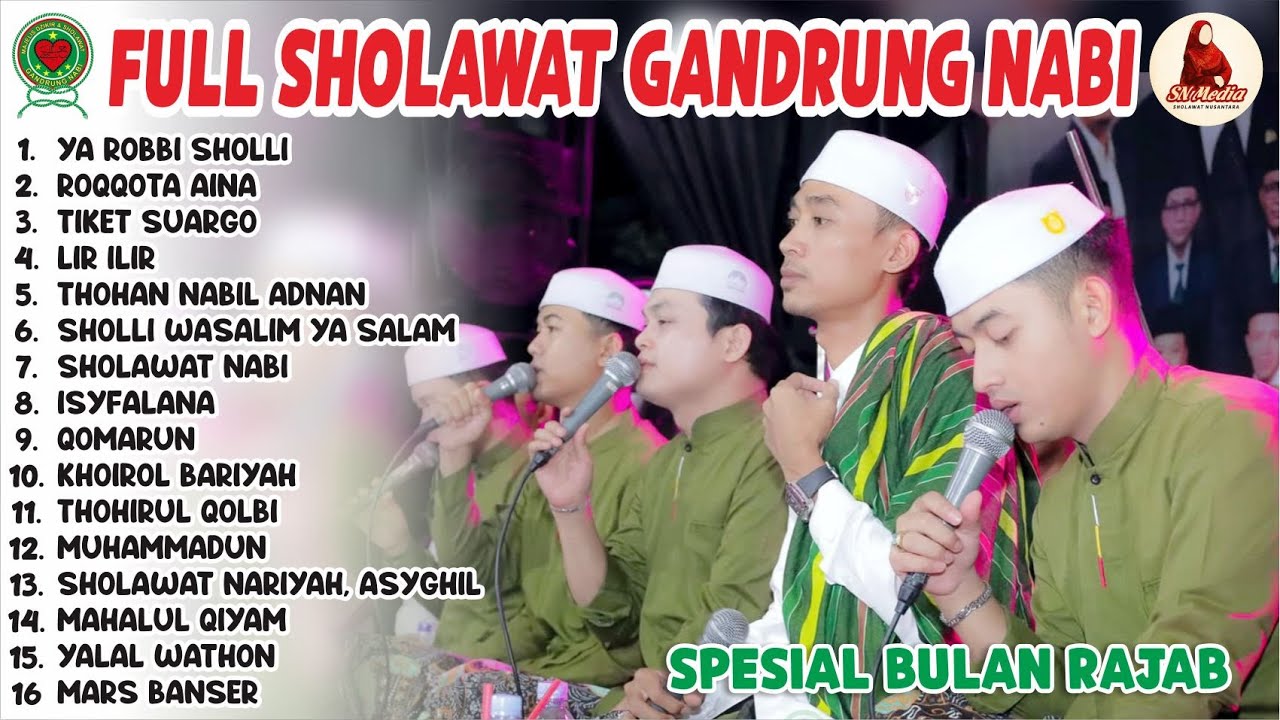 Sholawat Majelis Gandrung Nabi Spesial Bulan Rajab - Terbaru 2026