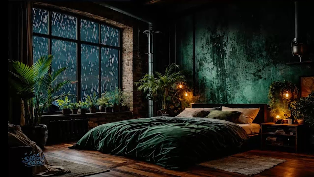 Cozy Bedroom Rain Ambience | Relaxing Rain Sounds for Deep Sleep & Focus (45 Minutes🌧️