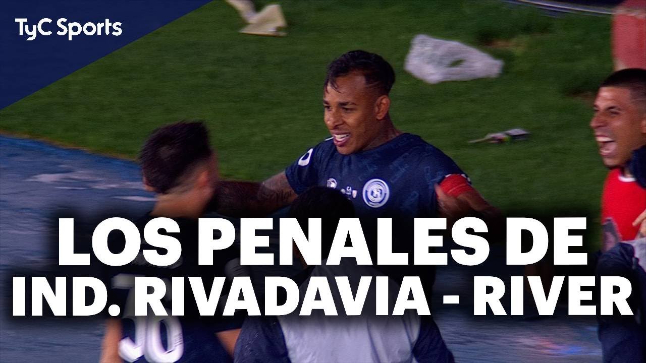 Los PENALES COMPLETOS de IND. RIVADAVIA 0 (4) - (3) 0 RIVER por la SEMIFINAL de la COPA ARGENTINA ⚽️