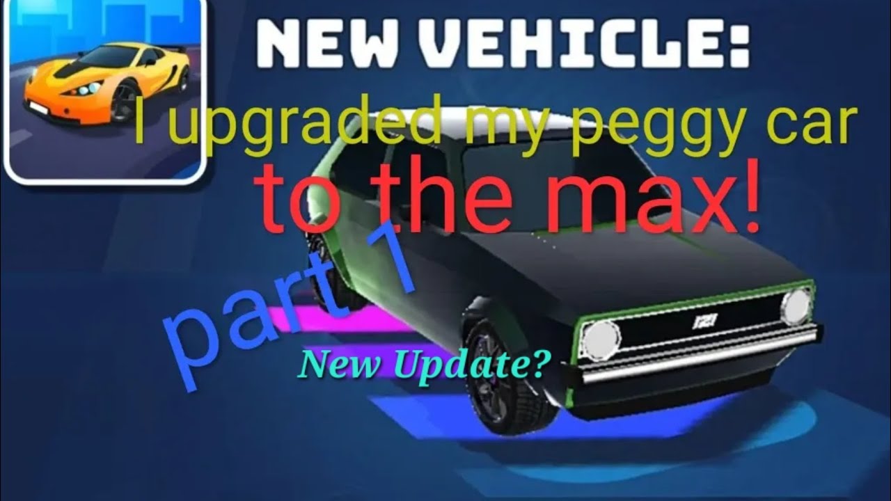 I upgraded my Peggy car to the max! Part 1. New Update? Race Master 3D Black-red dragon Race Master3