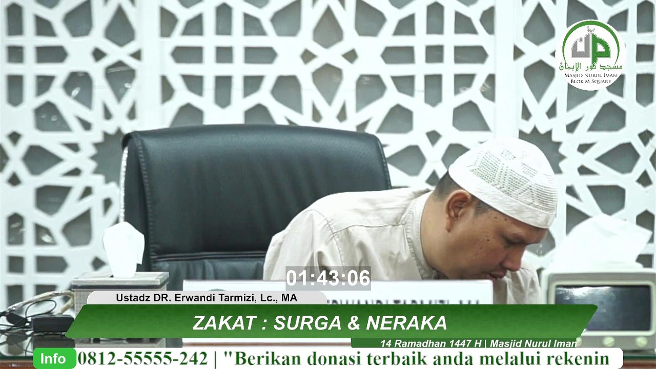 Zakat : Surga & Neraka - Ustadz DR. Erwandi Tarmizi, Lc., MA