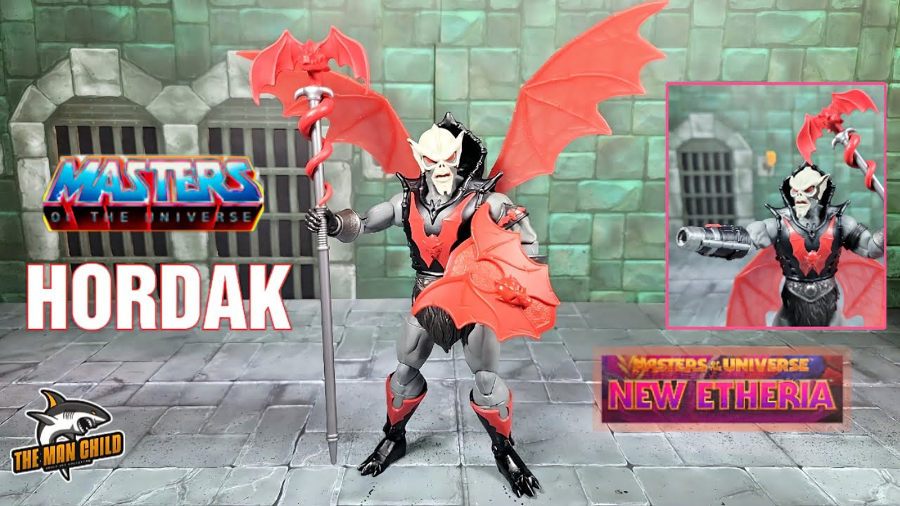 Masters of the Universe Masterverse New Etheria HORDAK Figure Review & Parts Swapping!