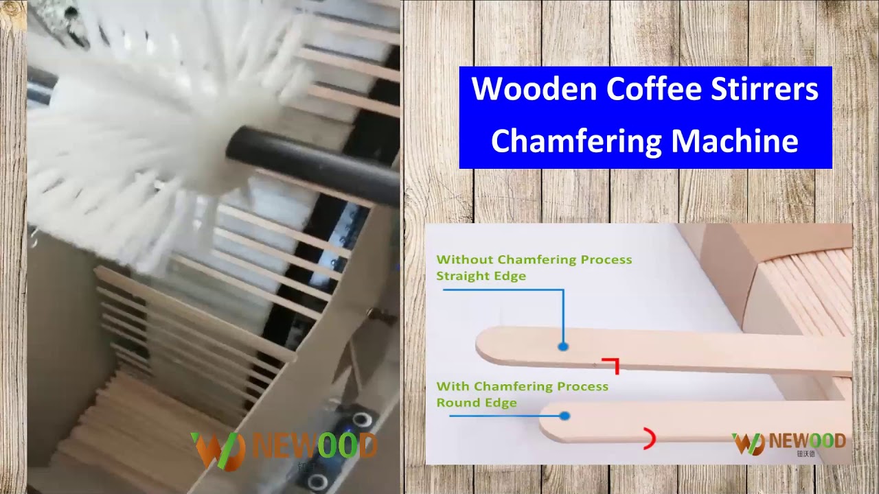Wooden Coffee Stirrer Making Machines Video | Wooden Coffee Stirrer Making Factory | Whole Process