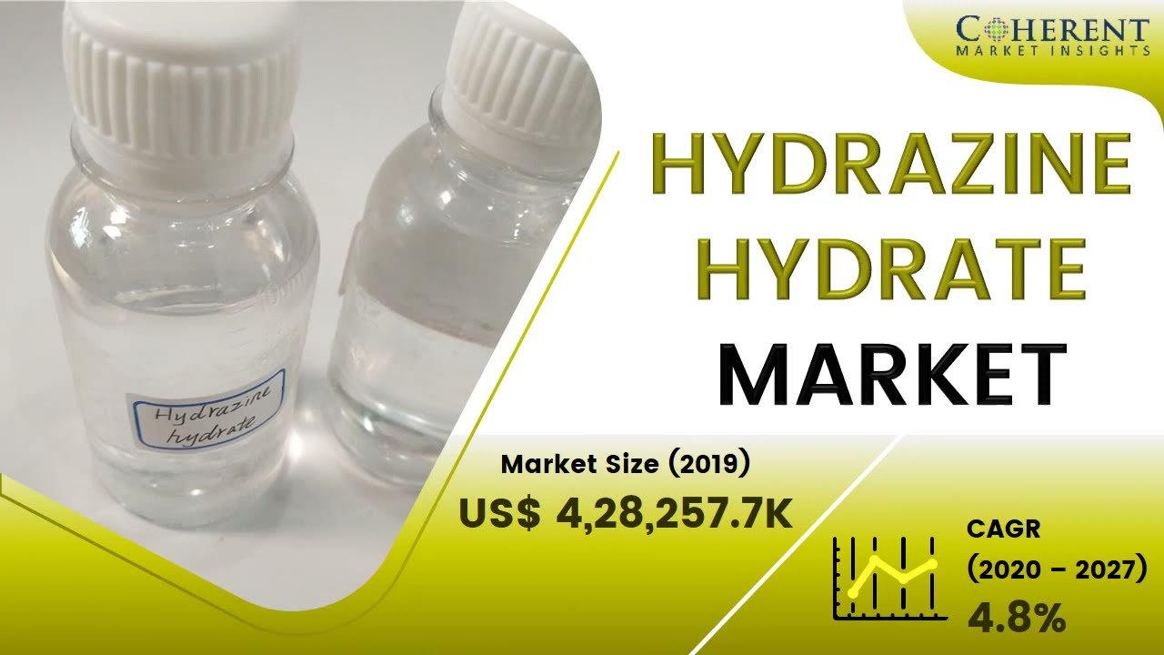 Hydrazine Hydrate Market To Reach Around US$ 6, 30,013.6 Thousand By 2027 - Coherent Market Insights
