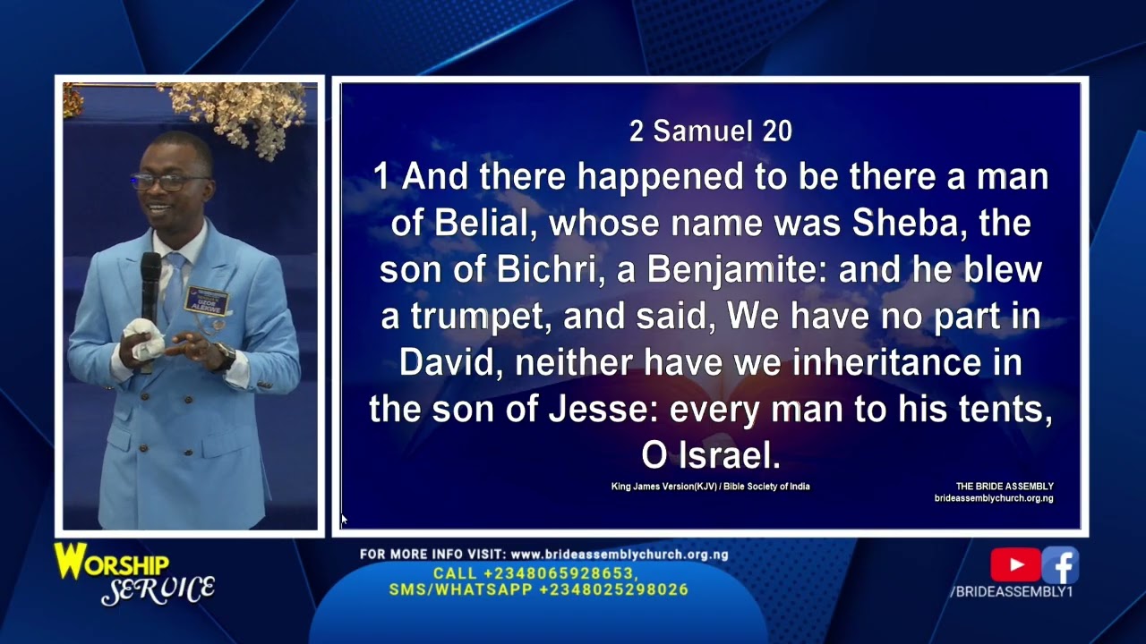 THE GENERATION OF SHEBA SUN. 15TH FEB 2026 BRO. UZOR ALEKWE