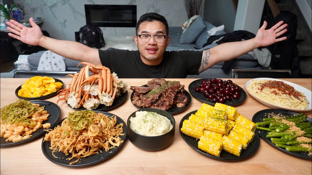 I Cook Dinner For My Best Friend - MUKBANG