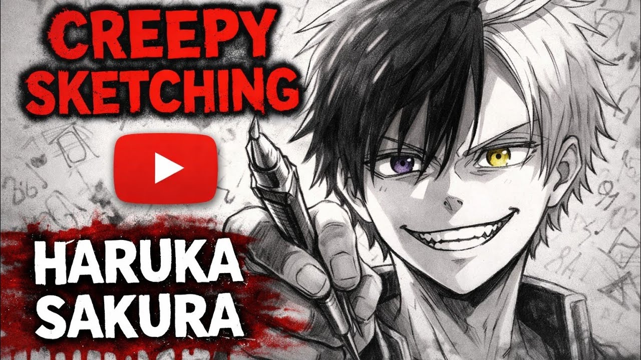 🔴 LIVE: How to draw haruka sakura | wind breaker, viral anime sketch, manga art drawing